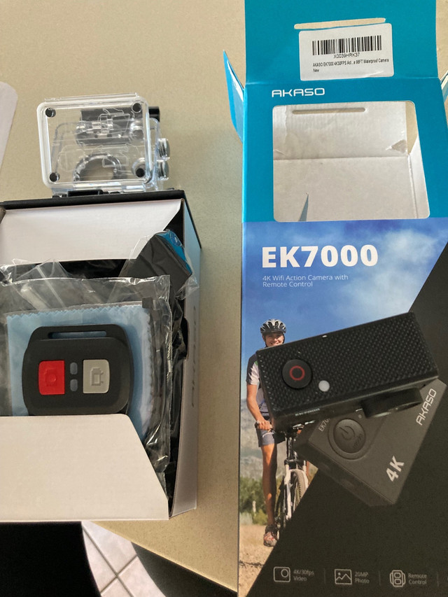 Akaso EK7000 Action Camera  in Cameras & Camcorders in Windsor Region - Image 3