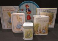 PETER RABBIT COLLECTIBLE CONTAINERS