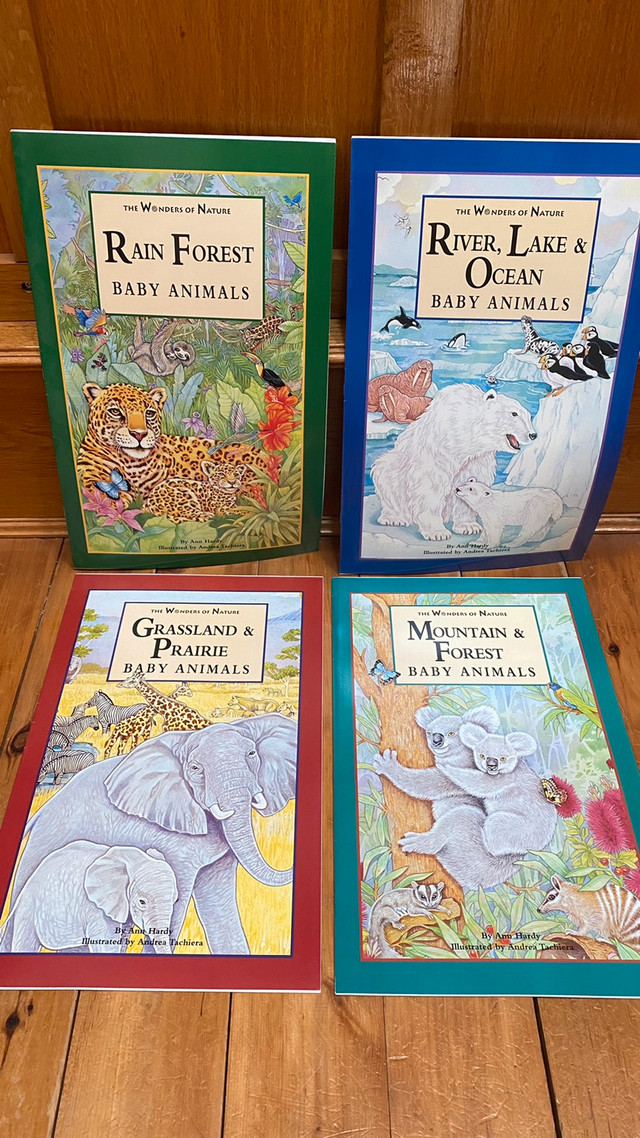 4 GIANT 17” x 11” Wonders of Nature Baby Animals books in Children & Young Adult in Oshawa / Durham Region