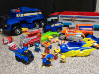 Paw patrol toys/vehicles 