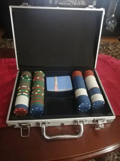 Poker game set with Case, View more