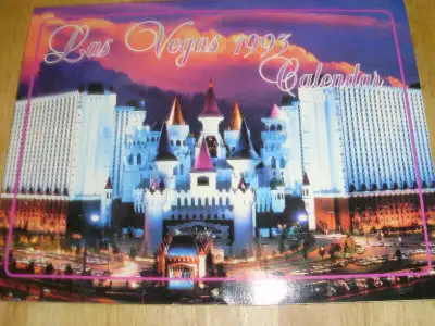 !993 Las Vegas Wall Calendar, View more