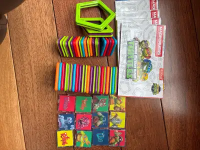 60 Piece Teenage Mutant Ninja Turtles Magformers. Excellent Condition. Smoke/pet free home.