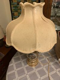 Gorgeous Antique Lamp. Over 30 inches tall 