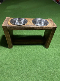 Dog Bowl Stand - Wooden