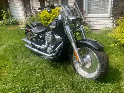 Fat Boy 114 V-Twin 1868 cc, jamais accidenté, entretien 3 huiles à tout les 5000 km, pneus avant 300...