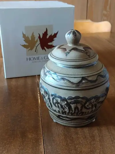 Home Décor-Elephant Ginger Jar, View more