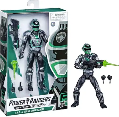 Power Rangers Lightning Collection SPD A-Squad Green Ranger, View more