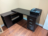 Home office L shaped DESK - by Wayfair - used like new