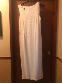 Lori Michael’s beige long dress