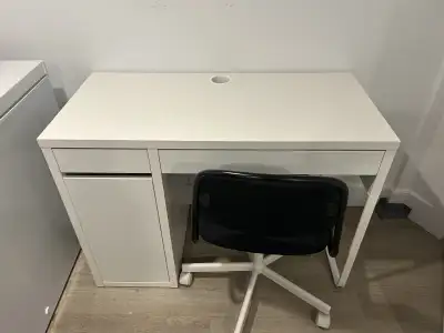 Desk & chair , View more