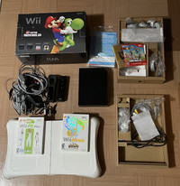 Nintendo Wii with Fit Balance Board / extras