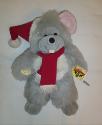 Vintage 1989 SHAGOOS 18" Plush Mouse with Tags,Heritage Ganzbros