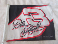NASCAR Dale Earnhardt Car Window Flag.