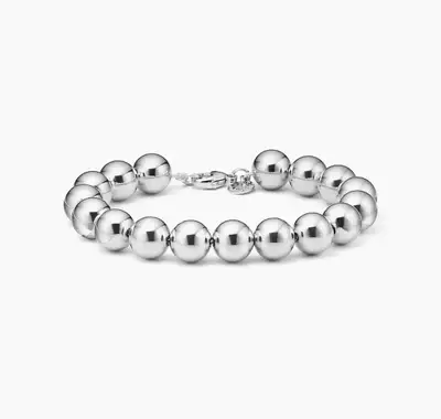 Authentic TIFFANY & Co. Bead Bracelet 10mm Sterling Silver, View more