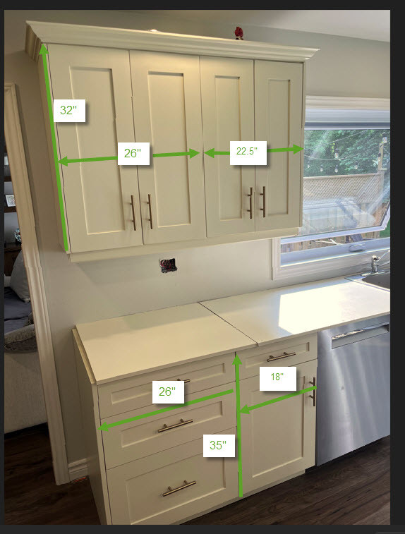2024 Custom Shaker Kitchen Cabinets and Red Oak Island in Kitchen & Dining Wares in Barrie - Image 3