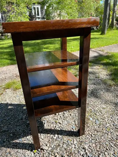 Solid Wood Compact 4-Tiered Accent Table for any room, View more