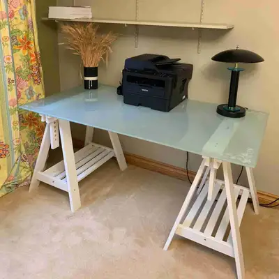 Glass Studio Desk, View more