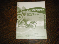Johnson 4 hp 4W73, 4R73  Outboard Motor Service Manual 1973