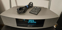 Bose Wave Radio III AM FM Alarm AUX Remote Silver 