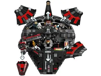 75389 LEGO Star Wars Rebuild the Galaxy The Dark Falcon in Toys & Games in Calgary - Image 4
