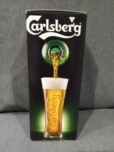 vintage carlsberg glasses 4QTY new w box $30 all four 250ml size, View more