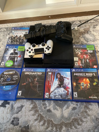 PS 4 Sony Play Station 4 with games