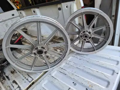 harley 9 spoke wheels, View more