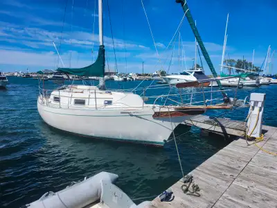 This solid, well-equipped cruiser features an extensive sail inventory, including a brand-new furlin...