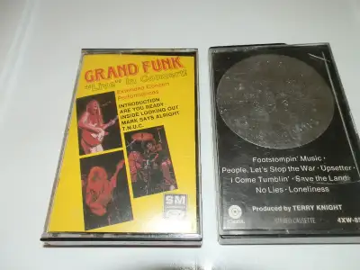 Grand Funk Railroad - Live In Concert - Extended Concert Cassette and Grand Funk Railroad – E Plurib...