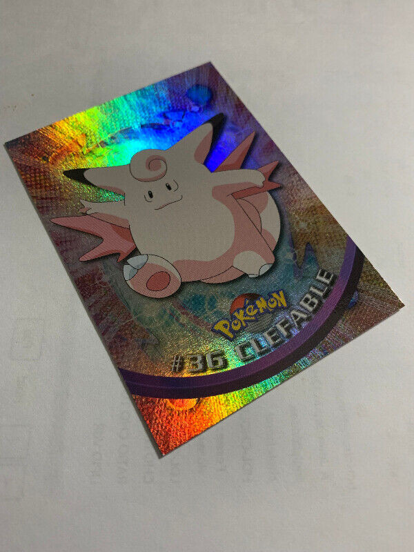 CLEFABLE #36 Pokemon 1999 TOPPS TV Animation Rare Holo Foil NM/M dans Art et objets de collection  à Longueuil/Rive Sud - Image 2