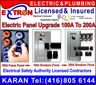 LICENSED ELECTRICIAN ✔️ Electrical Panel Upgrade ✔️ GTA ☎️ KARAN, View more