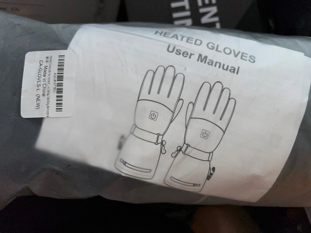 Heated gloves black size large unisex/gants chauffants  dans Autre  à Ville de Montréal