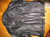 Leather jacket - women's size 14