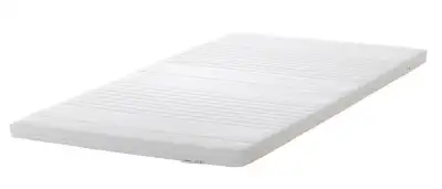 Mattress topper, white, twin size, View more