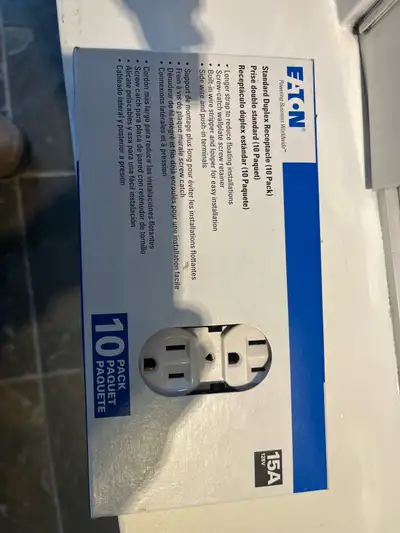 10 pack electrical outlets brand new, View more