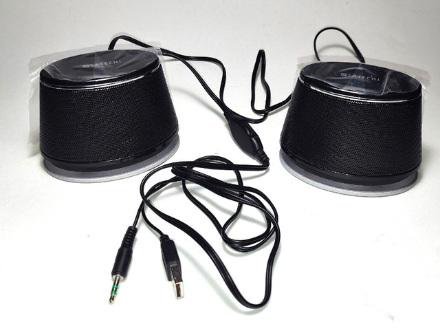 Satechi Dual Sonic USB Computer Speakers in Speakers, Headsets & Mics in City of Toronto - Image 2