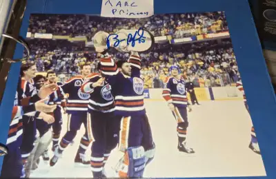 Bill Ranford signed 8x10 photos Oilers Hockey /Photos 8x10 signé, View more