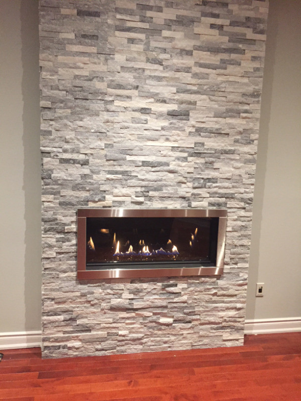 Linear  gas Fireplace 45" Direct vent in Fireplace & Firewood in Markham / York Region