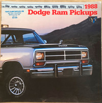 1988 DODGE RAM PICUPS BROCHURE FOR SALE