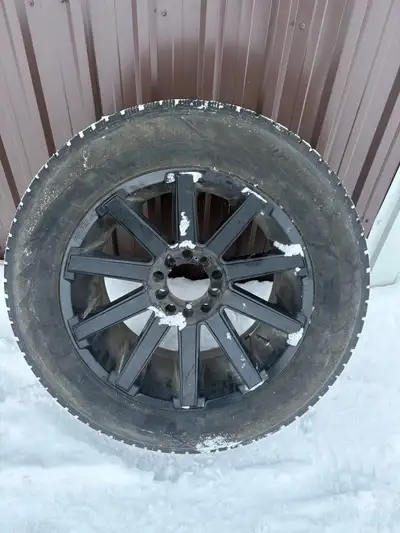 Fuel Off-Road D437 Contra On Hankook Winters 275/60R20 20x10 on 33s Came of a 2008 dodge ram 1500 5x...