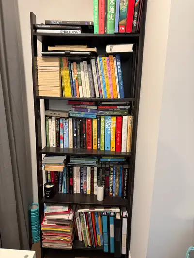 IKEA LAIVA Bookcase, black-brown, 62x165 cm, View more