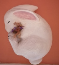 White Rabbit Wall Ornament
