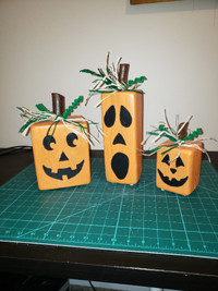 Wooden Pumpkin Decorations