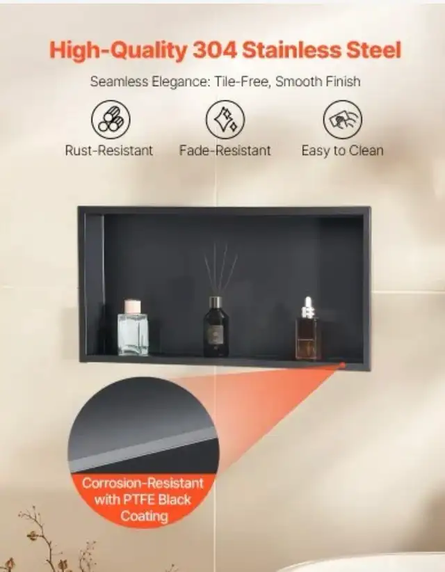 Stainless Steel Shower Niche