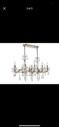 Flawless 10 light up chandelier 