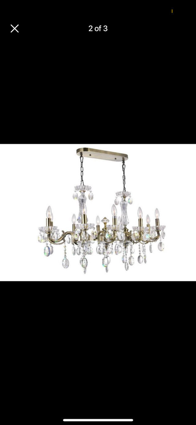 Flawless 10 light up chandelier  in Indoor Lighting & Fans in London