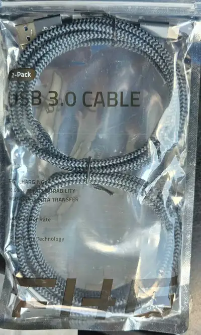 USB 3.0 Cable 2-Pack, View more
