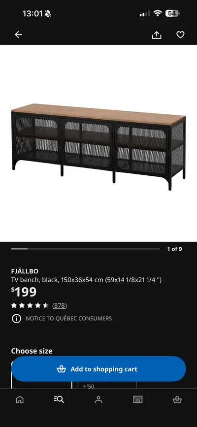 IKEA FJÄLLBO TV Stand + Matching Coffee Table, View more