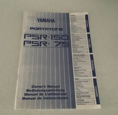 YAMAHA PORTATONE KEYBOARD PIANO - Owner’s Manual only, View more